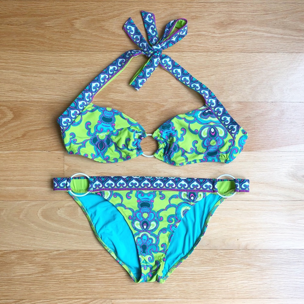 Nanette Lepore multicolored bikini set